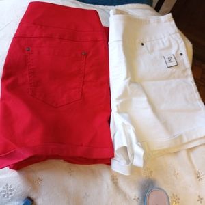Bundle of Red and White Shorts